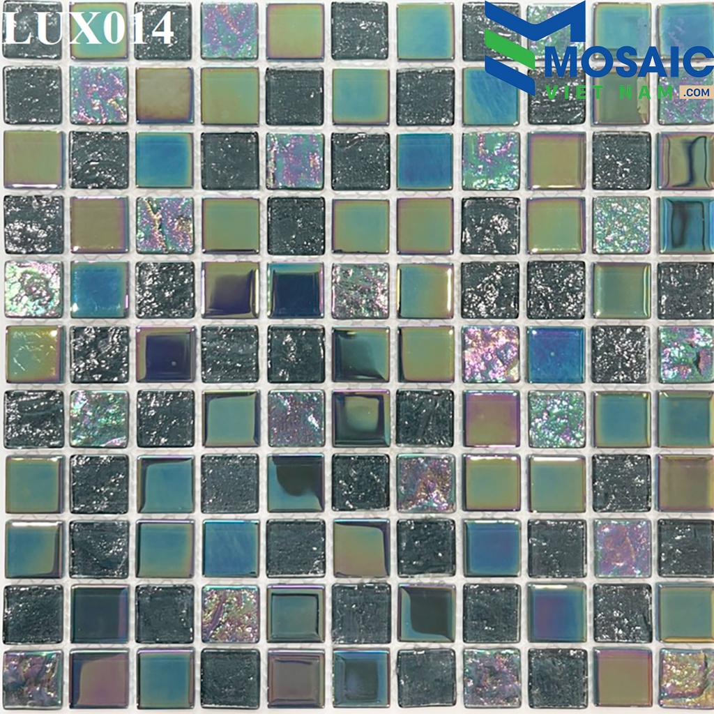 [DSC-2608-34684] Gạch Mosaic Ánh kim sa LUX014