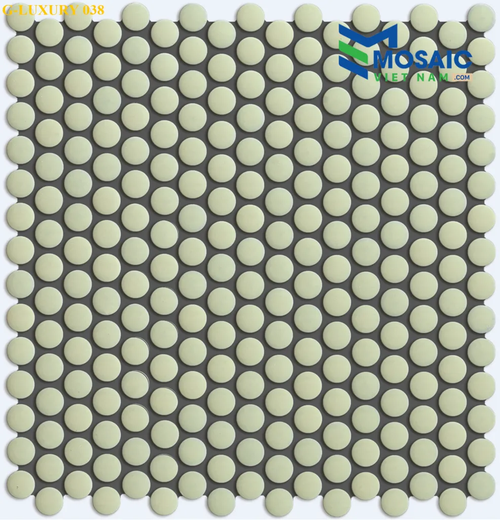 [DSC-2608-37634] Gạch Mosaic G-Luxury Tròn nút áo G-LUXURY 038 G-LUXURY 038