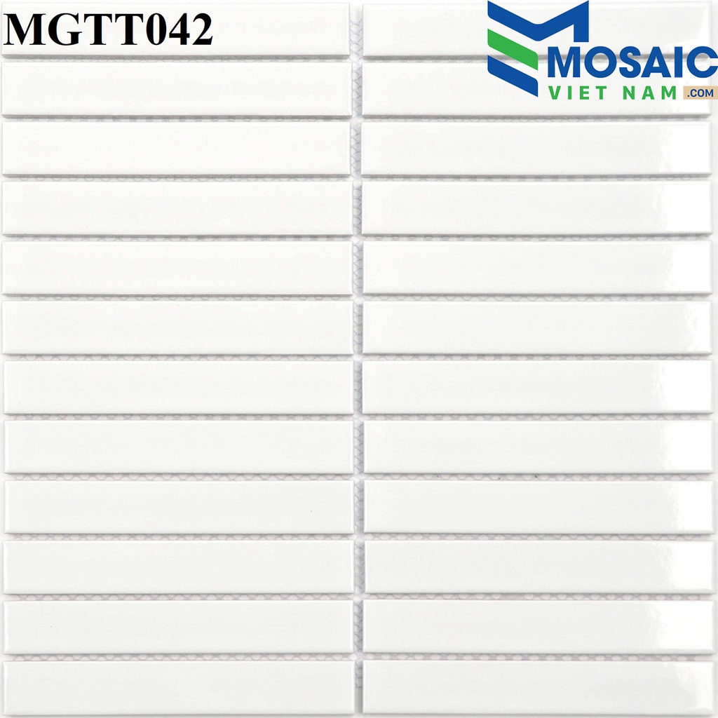 [DSC-2608-87464] Gạch Mosaic Gốm thẻ Men Bóng 22.5x145mm MGTT042