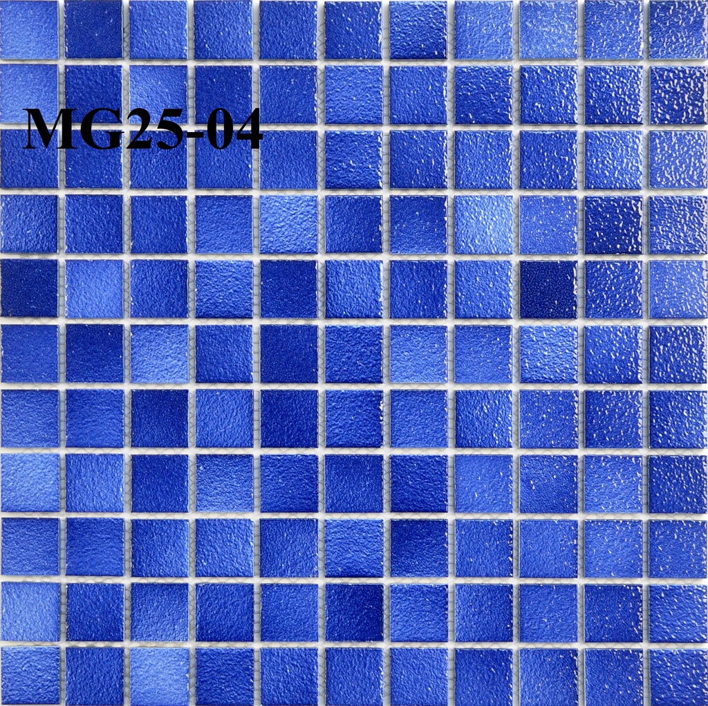 [DSC-2608-87036] Gạch Mosaic Gốm Sóng Biển màu xanh dương 25x25x4mm MG25-04