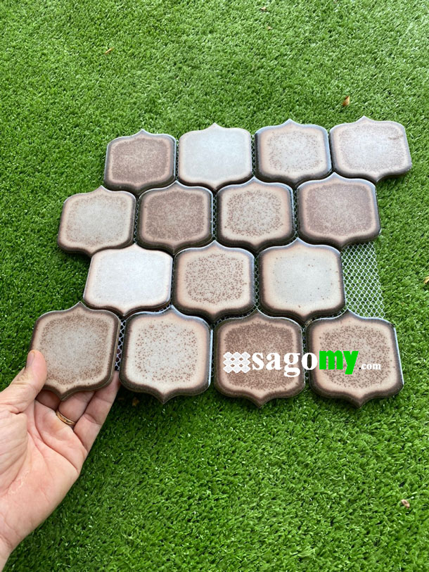 [DSC-2608-76024] Gạch Đèn Lồng Vàng Nâu