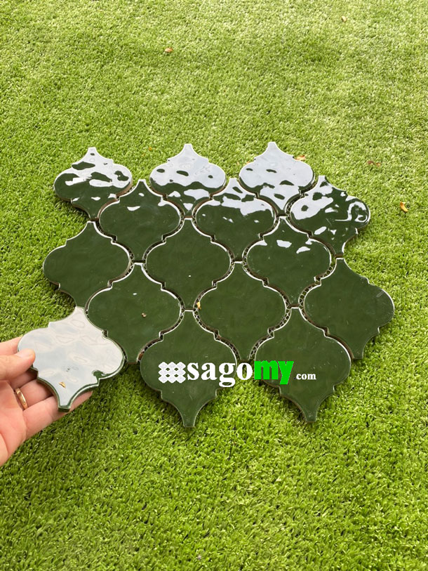 [DSC-2608-97261] Gạch Đèn Lồng Xanh Lá Cây