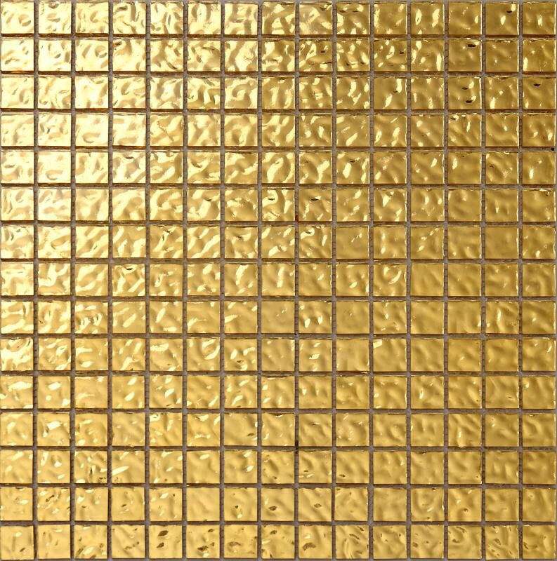 [DSC-2607-90272] Gạch mosaic kính lá vàng 24K Jinling GT-20210806158 trang trí hồ bơi, khách sạn