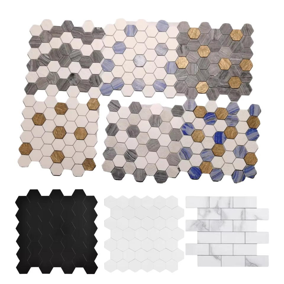 [DSC-2607-50181] Gạch Mosaic Lục Giác 300x300mm OMK - Hiện Đại, Chống Nước