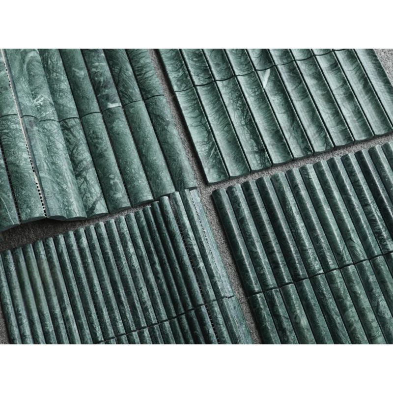 [DSC-2607-29330] Gạch Mosaic Đá Marble SHIHUI Guatemala Green 305x305x10mm
