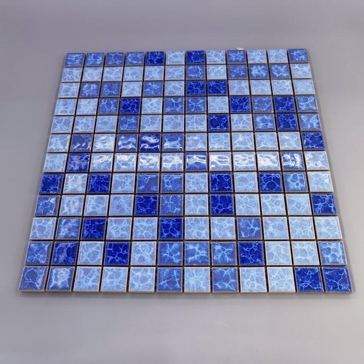[DSC-2607-77168] Gạch Mosaic Gốm Vuông PANTILE PTCM007 - Lát Bể Bơi & Nội Thất