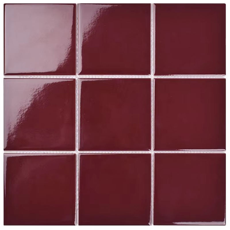 [DSC-2607-57954] Gạch mosaic kính vuông UROSIA F733 phong cách hiện đại, dày 4–10 mm