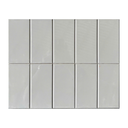 Gạch thẻ Việt Nam xám bóng phẳng KT 75x150mm loại 1    mã FA0306P