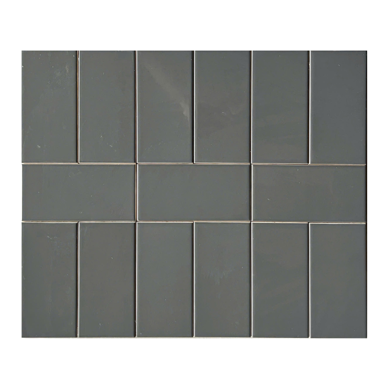 Gạch thẻ Việt Nam xám bóng KT 75x150mm loại 1 mã UTT36G_SA