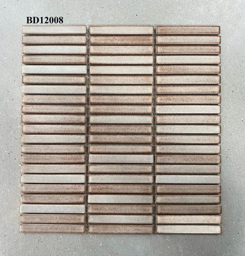 Gạch Mosaic que KT 12x92mm mã BD 12008
