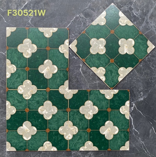 [DSF30521] Gạch bông 300x300 mã DSF30521W