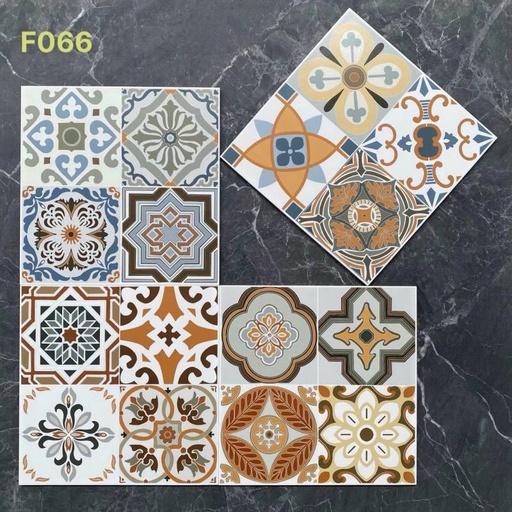 [F066] Gạch bông 300x300 mã F066