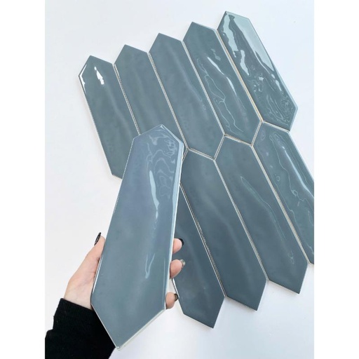 [75304J] Gạch thẻ mũi tên 75x300mm xanh nhạt 75304J
