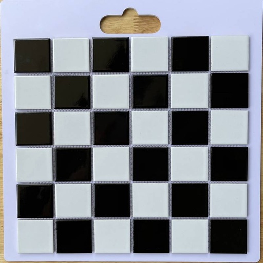 [MHG 48A01] Gạch Mosaic gốm men trơn 48x48x6mm MHG 48A01