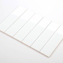 Gạch thẻ trắng mờ phẳng KT 75x300mm STA75306