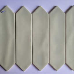 [STA7532H] Gạch mũi tên xám nhạt bóng lượn mặt KT 75x300mm STA7532H