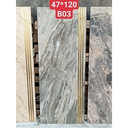[B03] Gạch ốp bậc cầu thang (ánh kim) 47x120cm mã B03