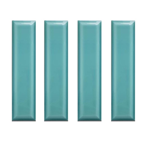 [H1868X-A] Gạch thẻ 68x280mm xanh biển nhạt vát cạnh A H1868X-A