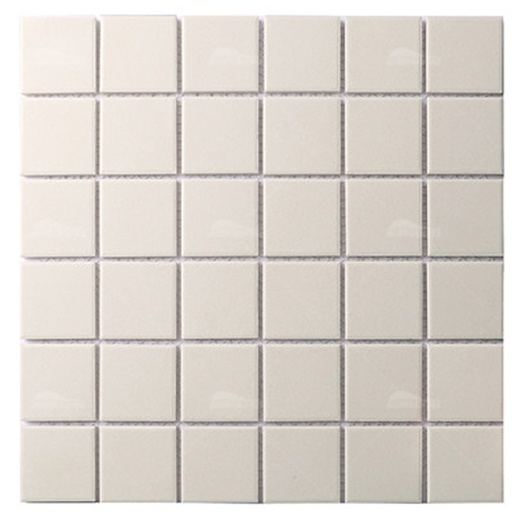 [148000] Gạch mosaic 48x48mm trắng mờ 148000