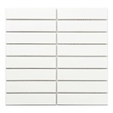 Gạch Mosaic 280x295mm thanh lớn trắng mờ Y33F01M