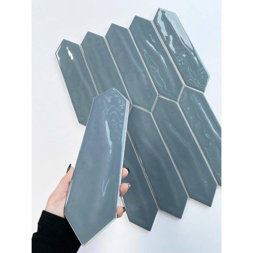 [75304J] Gạch thẻ mũi tên 75x300mm xanh nhạt 75304J