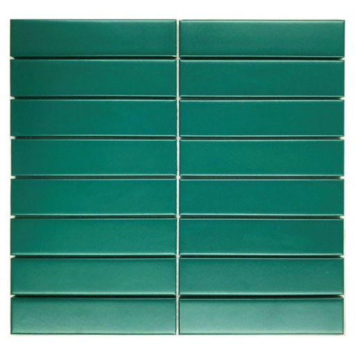 [DS303] Gạch Mosaic que xanh lá đậm mờ DS303(Y33F811)